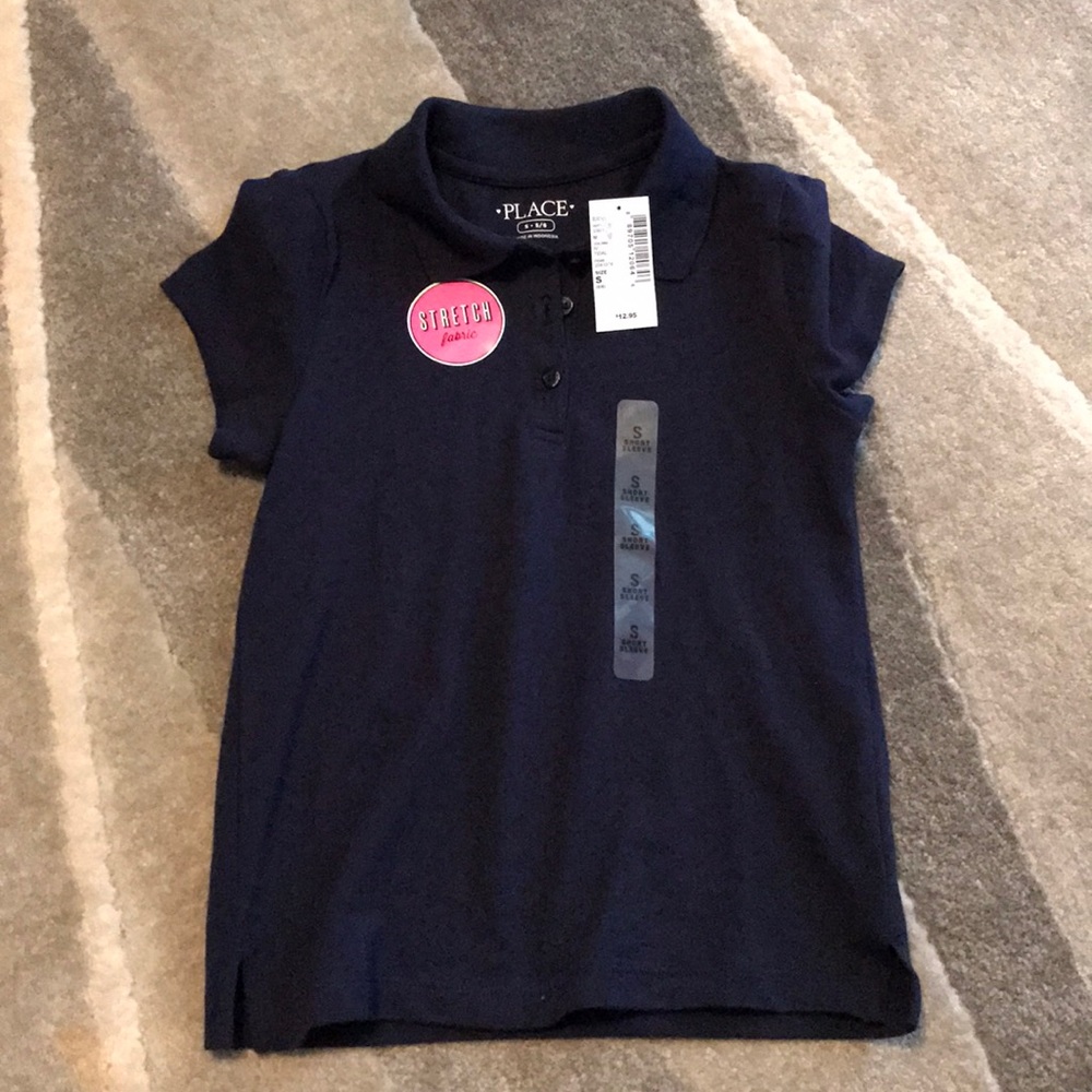 NWT Children’s Place Girls Navy Polo